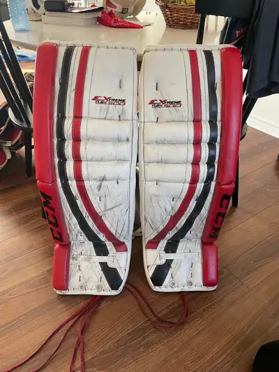 CCM senior extreme flex goalie pads, View more