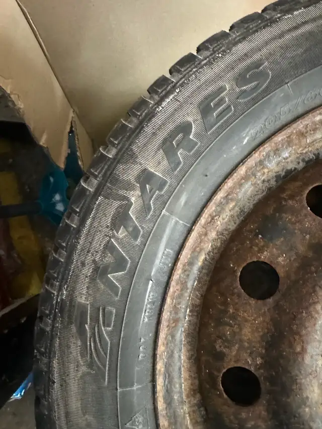 studded winter tires 205/60r16   in Tires & Rims in Ottawa - Image 3