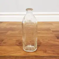 Antique 1920s 'RIGO' Glass Baby Bottle, Made in Canada