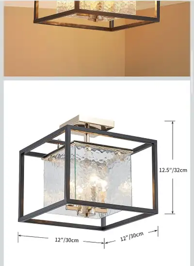 (MISSING GLASSES)AGV Lighting Ceiling Light, View more