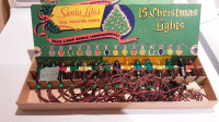 Vintage Christmas Lights - Santa-Lites for Yuletide Cheer