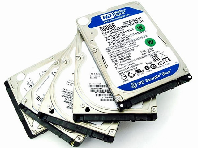 2.5" Laptop Hard Drives Used in System Components in Winnipeg