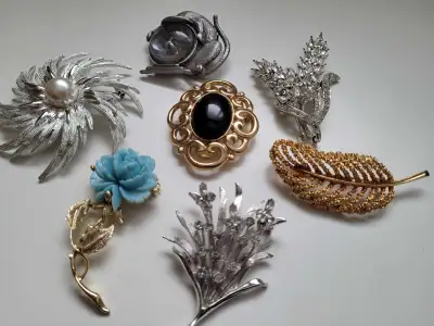 Vintage Signed Brooches, View more
