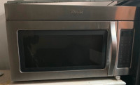 Whirlpool stainless microwave work condition delivery available