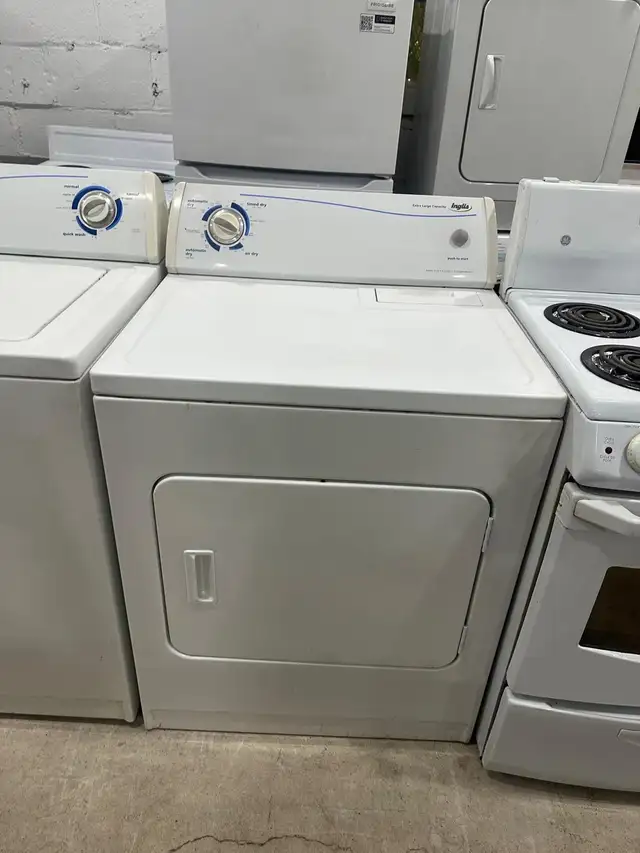white electric WAHSER electric dryer set can deliver  in Washers & Dryers in Mississauga / Peel Region - Image 5