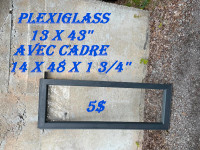 Plexiglas avec cadre