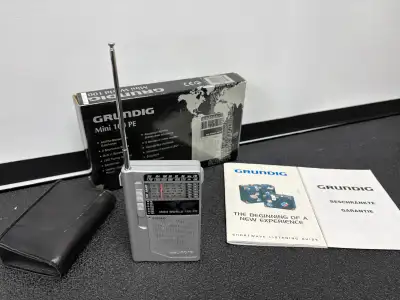 Grundig Mini World 100 PE AM/FM Stereo/Short Wave 6  Am/, View more