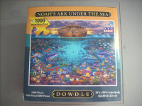 1000 PIECE DOWDLE  "NOAH'S ARK UNDER THE SEA" PUZZLE FOR SALE