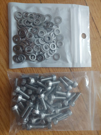 M5 x 16mm hex bolts & washers for Bike attachments