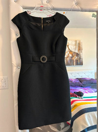 Tahari Arthur S Levine black dress size 6