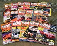 MUSTANG FORD -  16  MAGAZINES MUSTANGS & FAST FORDS 2002 2003