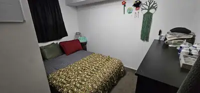 - FEMALE ONLY - A basement with 1 bedroom,1 living room,1 washroom, 1 fridge. - Near Stone Road mall...