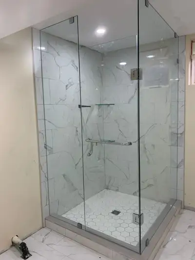SHOWER GLASS RAILINGS MIRRORS PARTITION OFFICE ENCLOSURE SLIDERS, View more