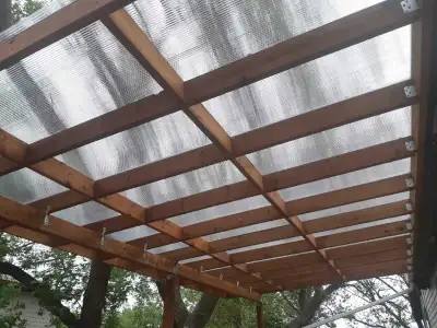 Polycarbonate Panels for Pergola and Deck Cover., View more