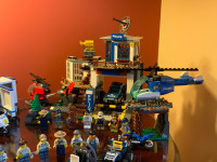 Lego City - Ensemble 4 sets de police  7288, 60065, 60066, 60174