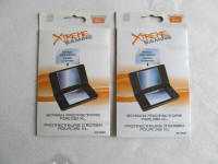 Screen Protectors for DSi XL, cloth & squeegee included, NEW