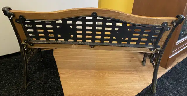 Miniature Cast Iron and Wood Garden Bench for Children Dolls in Patio & Garden Furniture in Oshawa / Durham Region - Image 5