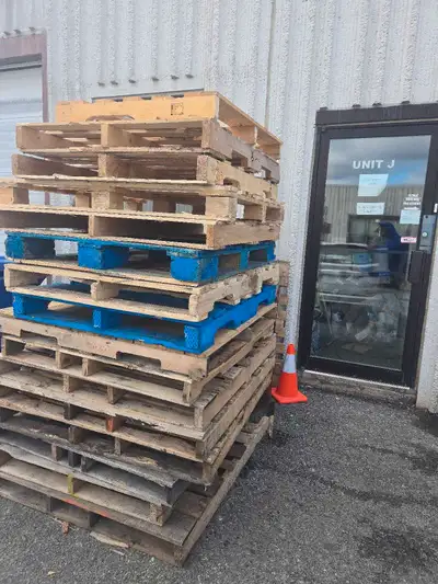 Free Pallets, come anytime and take as many as you like. Located at the back door of 95 Akerley Blvd...