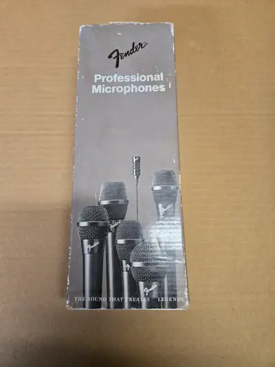 Vintage Fender M2 Cardioid Condenser Microphone Miniature condenser microphone is very good for voca...