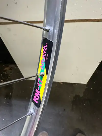 VINTAGE JAPANESE ARAYA 26” MTB REAR WHEEL MOUNTAIN BIKE RIM, View more