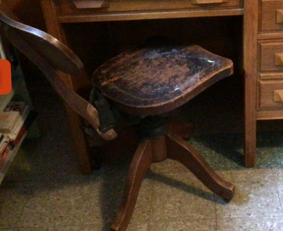 Antique Oak Office Chair, View more