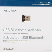 Insignia USB Bluetooth Adapter (NS-PCY5BMA2-C)