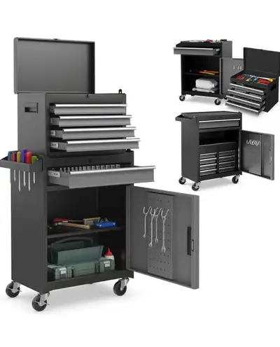 Heavy Duty Tool Chest & Cabinet Rolling Organizer, View more