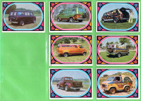 1975 Donruss Truckin' card  7 CARDS LOT