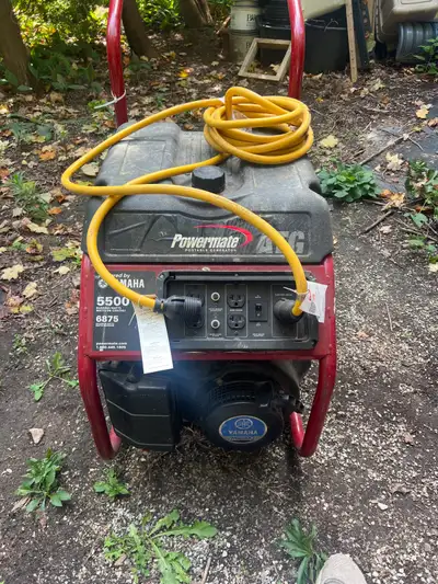 Excellent shape. It is powerfull and will run a whole cottage or in a case of power outage it’ll pow...