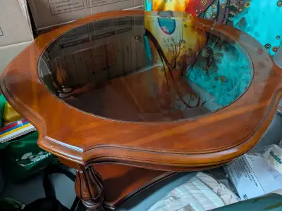 Round coffee table, View more