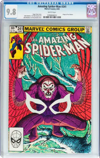 AMAZING SPIDERMAN 241 CGC GRADED 9.8 VULTURE, View more