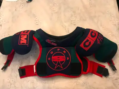 CCM hockey shoulder pad(épaulière)+gloves for kids, youth M, View more