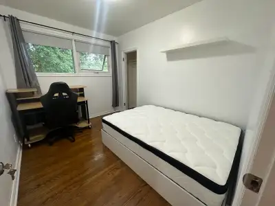 I have one room available for female. Room is furnished with bed frame and mattress. The house is lo...