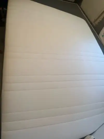 queen ikea bed  med firm, View more