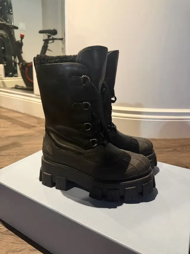 Prada Winter Boots Women’s Size 38 in Women's - Shoes in Markham / York Region - Image 3