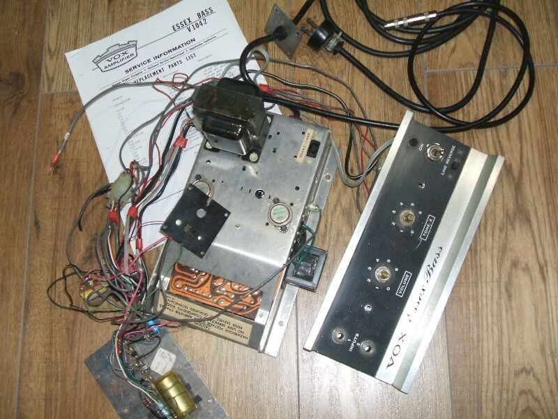 PROJECT Vintage Vox Essex Bass Amp 1960s Amps Pedals