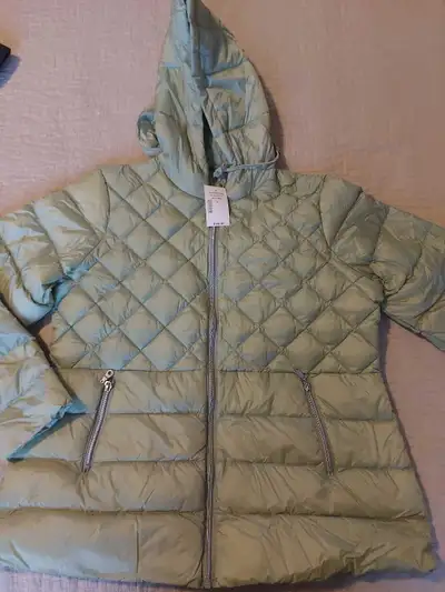 BRAND NEW puffer jacket with tag on$149.00 size large, View more
