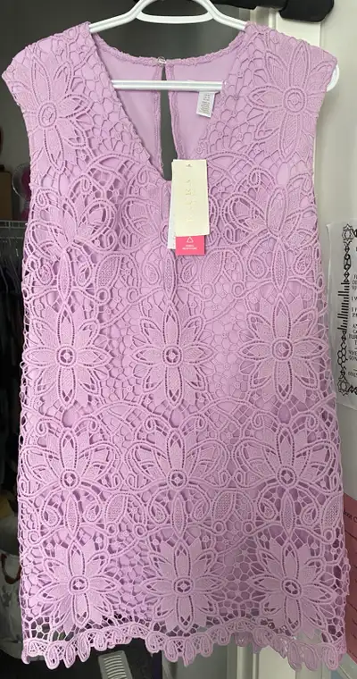 Women's Floral Lace Shift Dress, View more