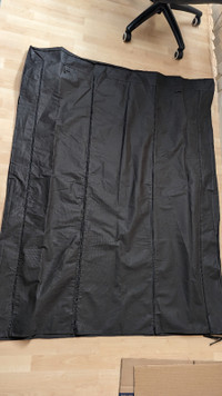 Cover for flat-top garment racks or standalone shelves