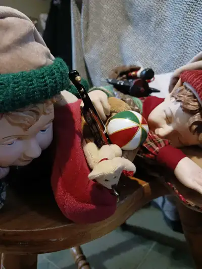 Pair of napping elves, View more