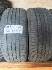 2 pneus été 215/50r18