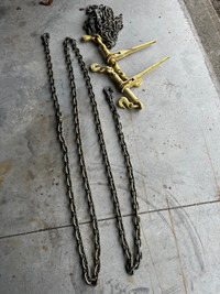 3/8 logging chain with ratchets