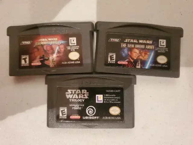 GBA Star Wars Bundle Nintendo Gameboy Advance DROID APPRENTICE