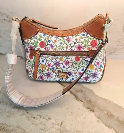 New Flowers Dooney Bourke Shoulder Bag , View more