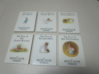6 Beatrix Potter peter rabbit hardcover books , all for $10