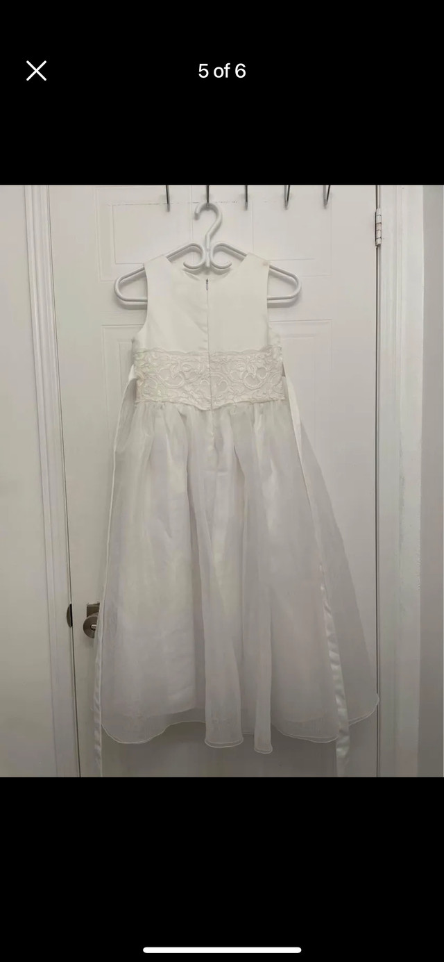 Flower girl or party dress  - pearl color. in Kids & Youth in Markham / York Region - Image 4