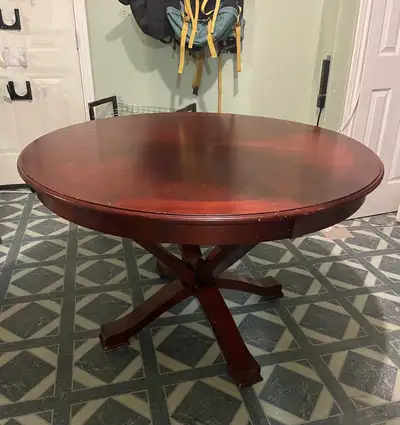 Round Wood Dining Table (no chairs), View more