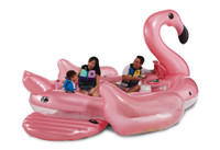Flamingo Inflatable Floating River/Lake 5-Person Party Island w/