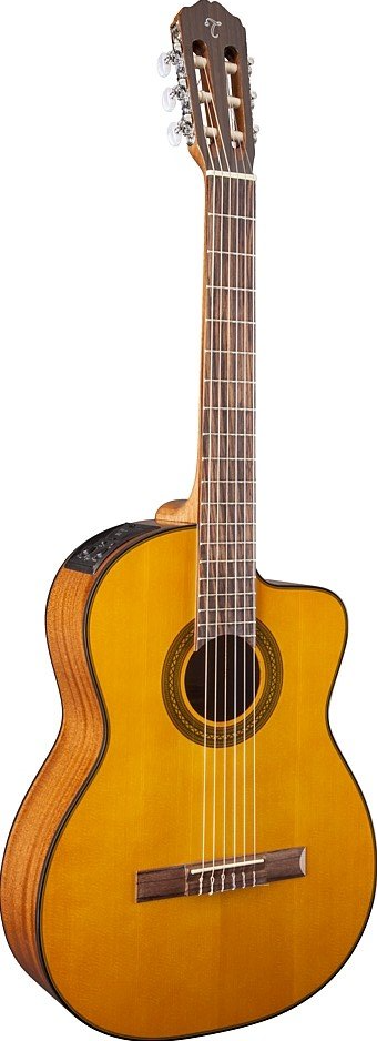 Takamine Classical Acoustic-Electric Guitar, Natural, View more