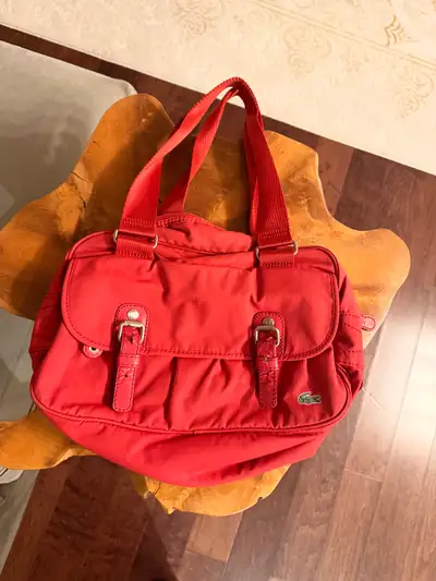 Red Lacoste Handbag, View more